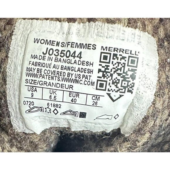 Merrell Waterproof Winter Boots Women Size 9 Brown Thermo Aurora 2 Mid Shell - Picture 11 of 12